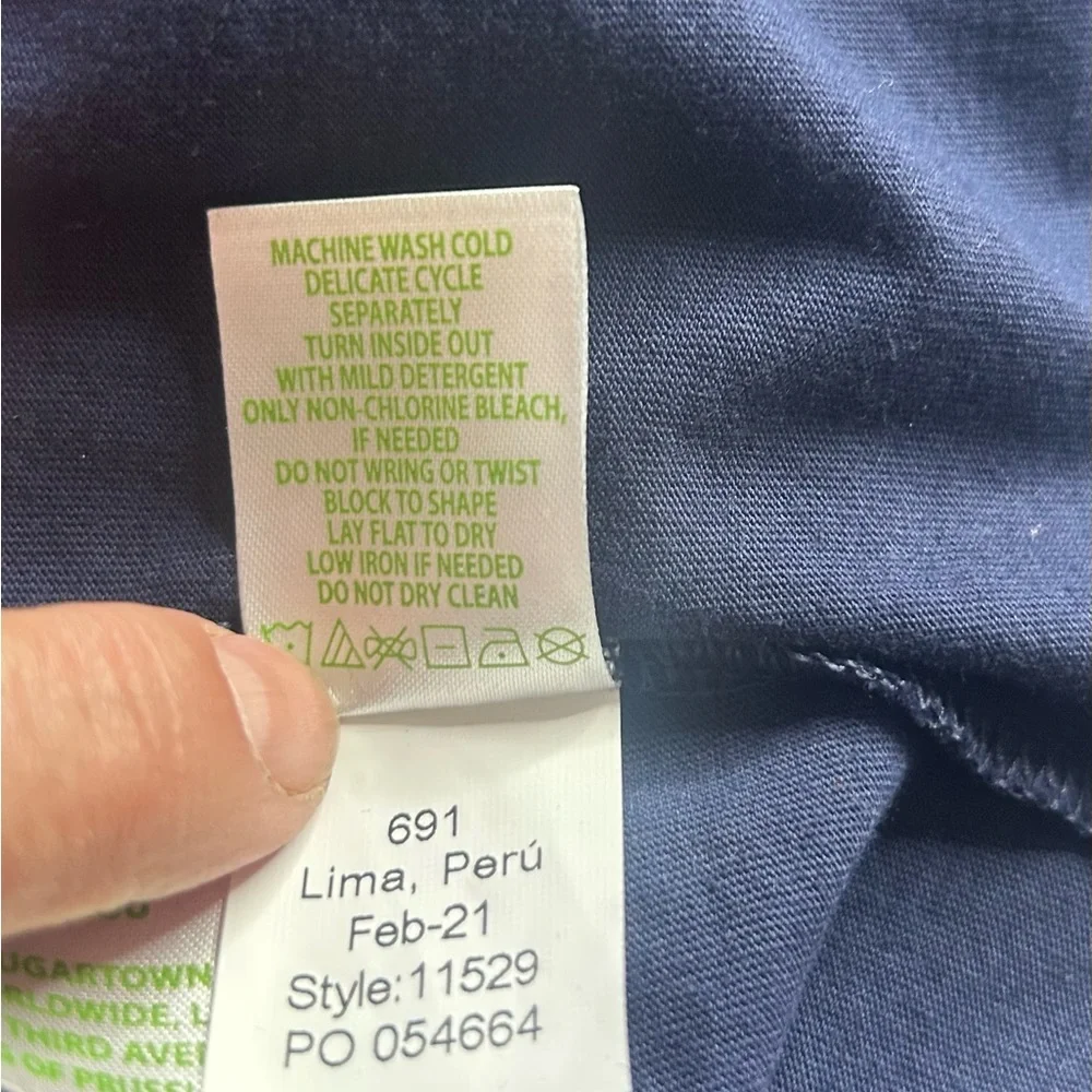 NWT Lilly Pulitzer Brewster Dress True Navy Sz M Nautical Resortwear Cruise - Picture 8 of 10